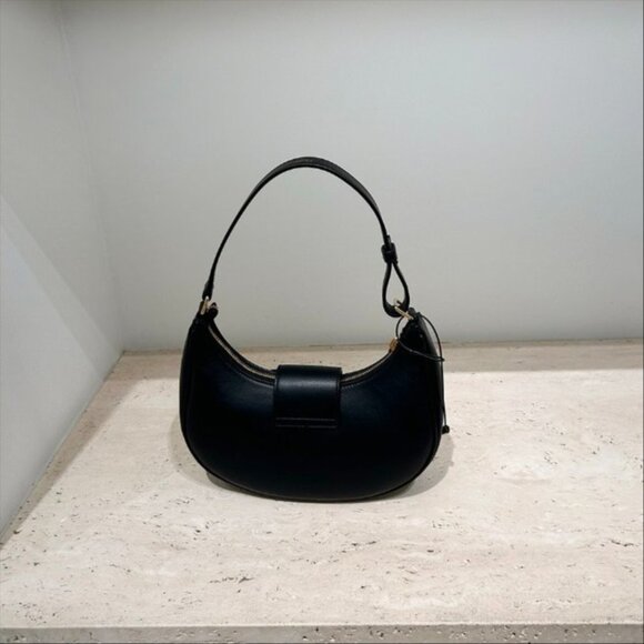 Celine Arc de Triomphe Ava Soft Meniscus Bag Black - Picture 2 of 5